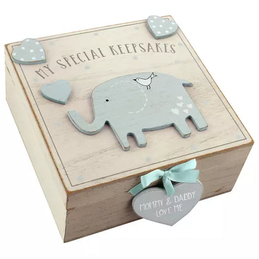 Petit Cheri Baby Elephant Keepsake Box