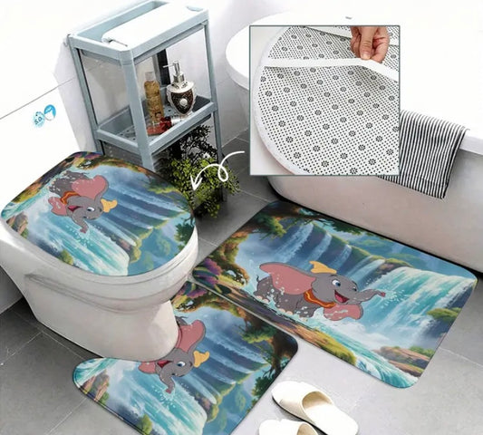 3pc dumbo bathroom set