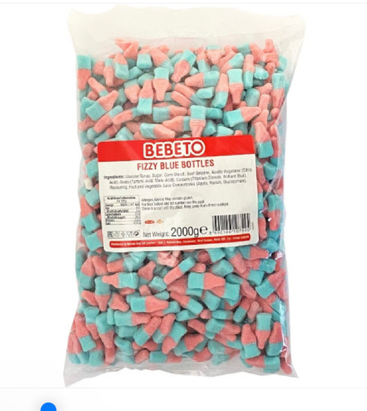 Bebeto Fizzy Blue Bottles 2Kg