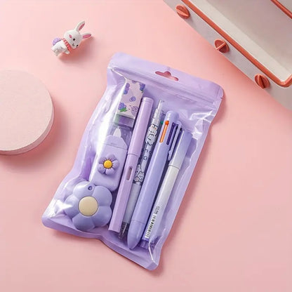 1set Cute School Supplies Gift Box