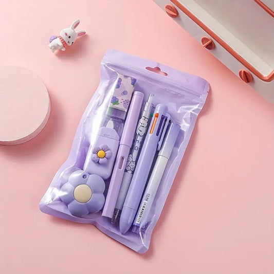 1set Cute School Supplies Gift Box