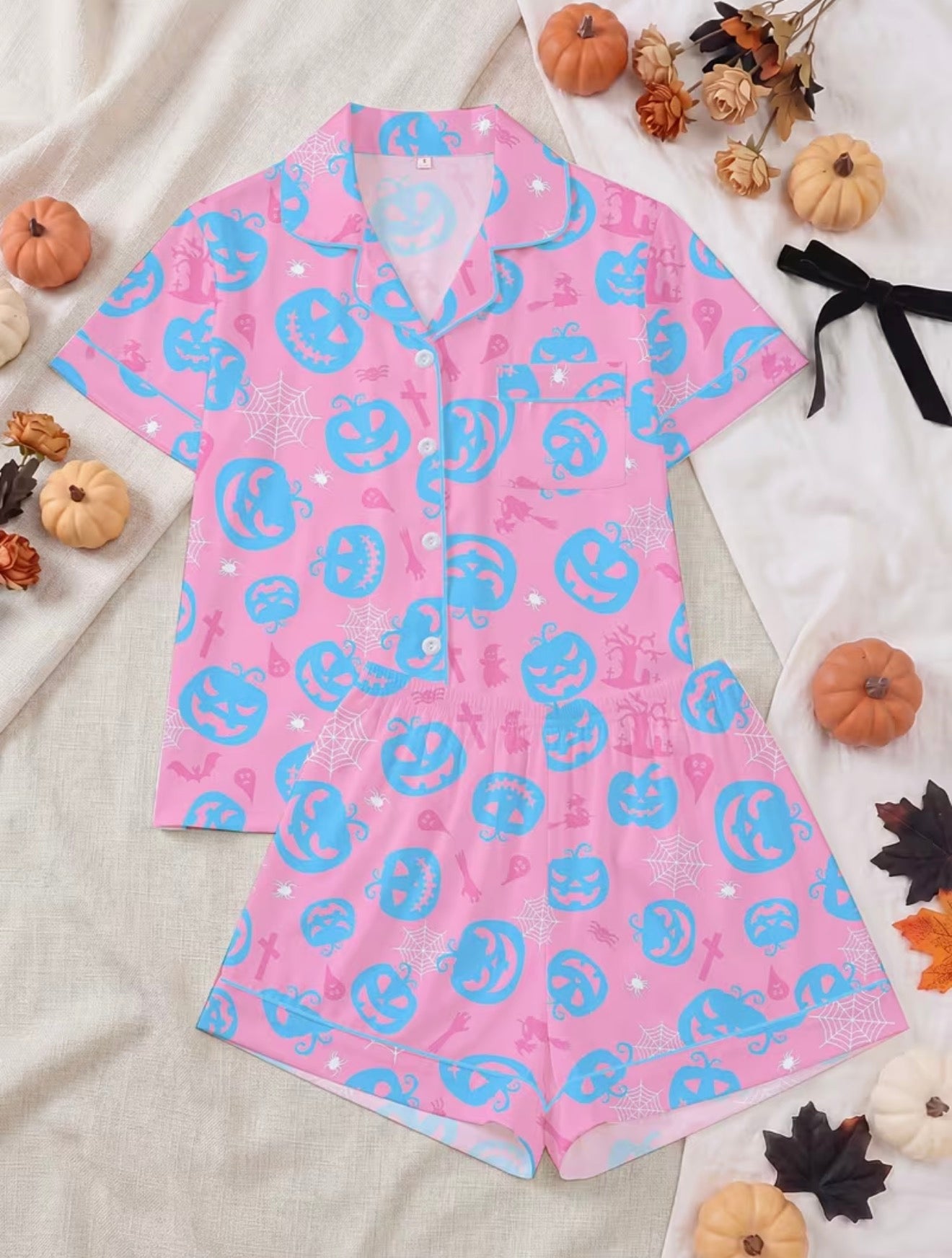 Halloween pink pyjamas