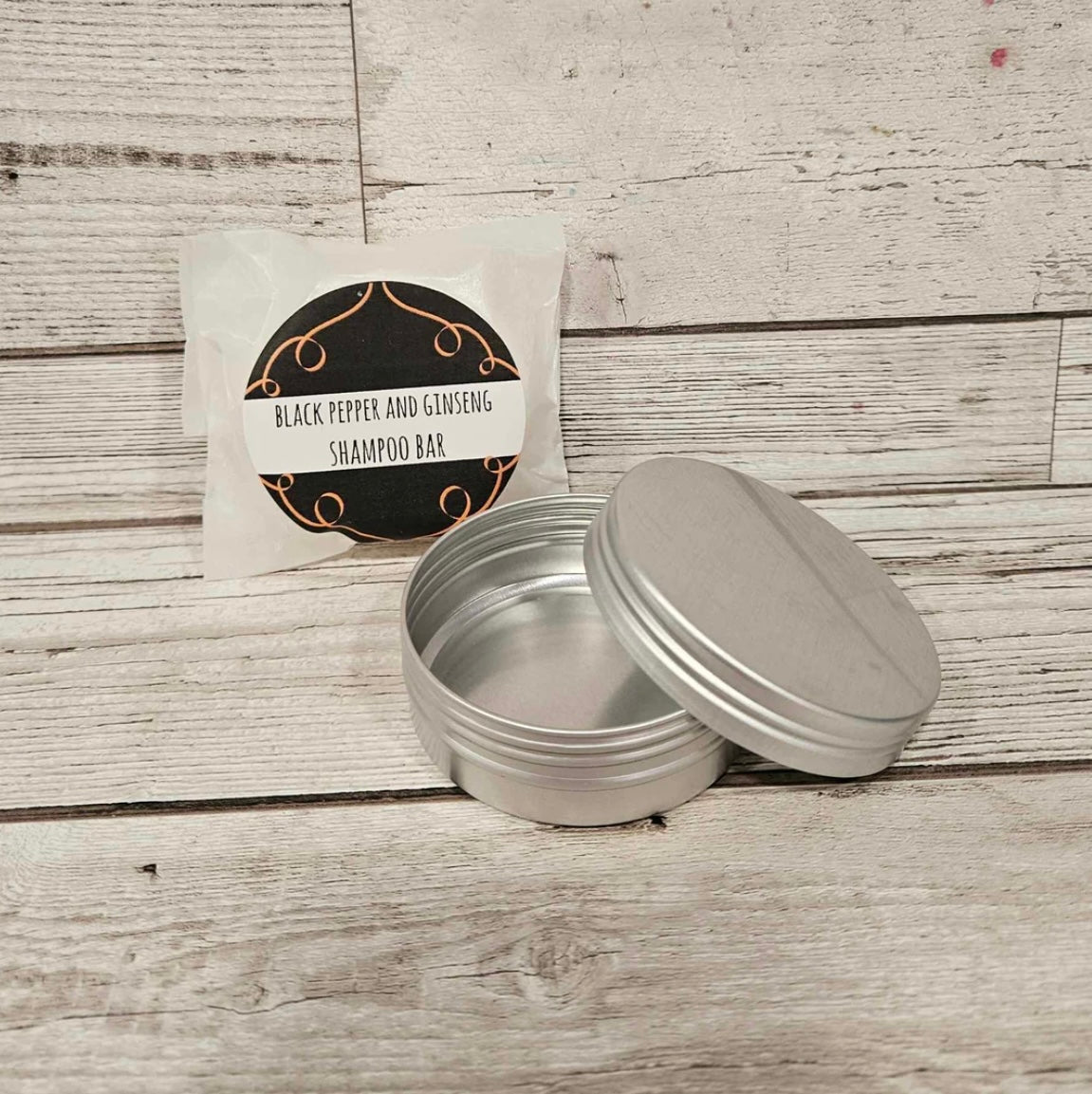 Black Pepper and Ginseng Shampoo Bar