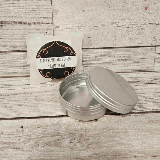 Black Pepper and Ginseng Shampoo Bar
