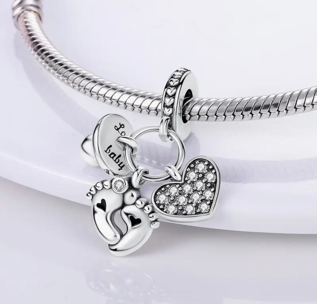 Baby feet charm