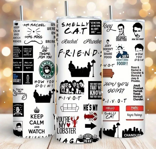 Friends 20oz Skinny Tumbler