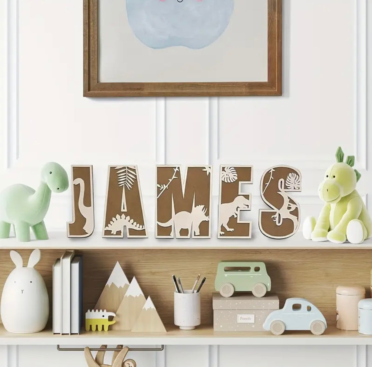 Custom Name Sign with Layered 3D Letters