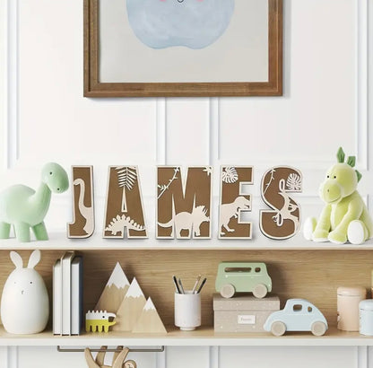 Custom Name Sign with Layered 3D Letters