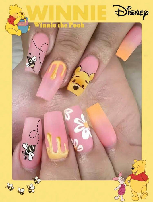 24Pc Disney Winnie The Pooh Nails