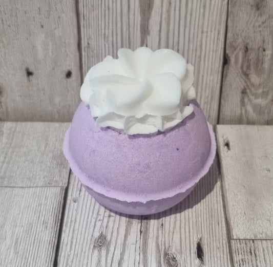 Lavender and Chamomile Whipped Top Bath Bomb