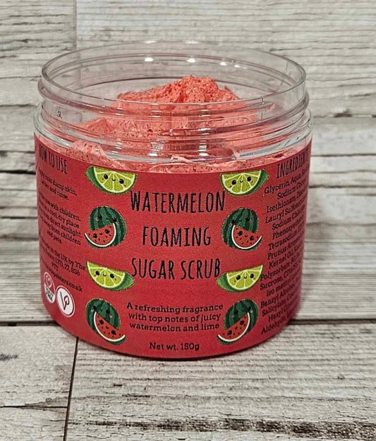 Watermelon Foaming Body Sugar Scrub-150g