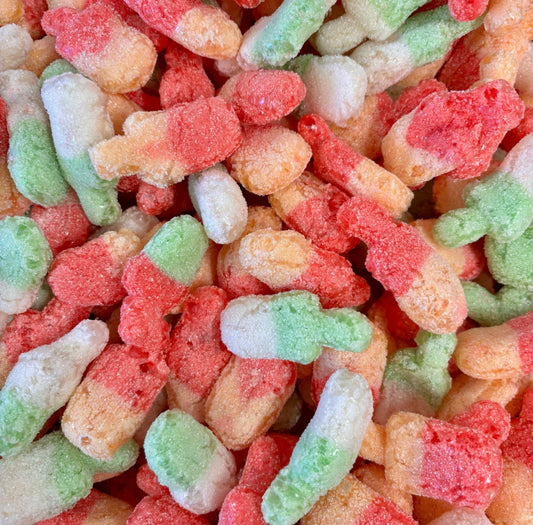 Freeze dried jelly ice pops