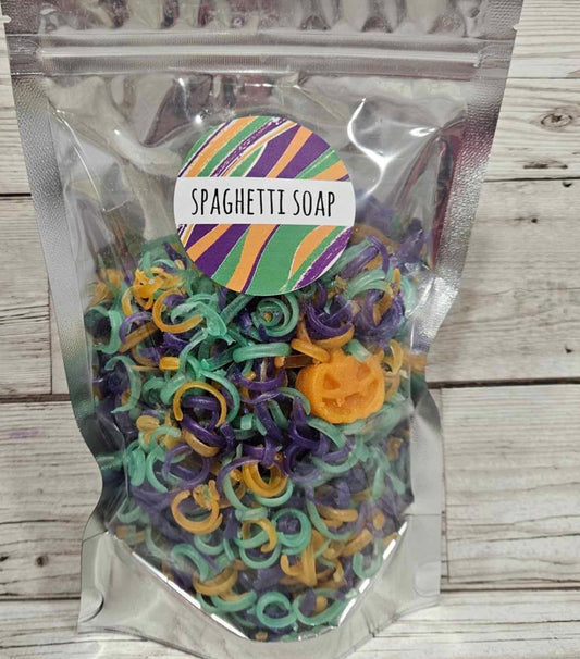 Spooky Halloween Spaghetti Soap