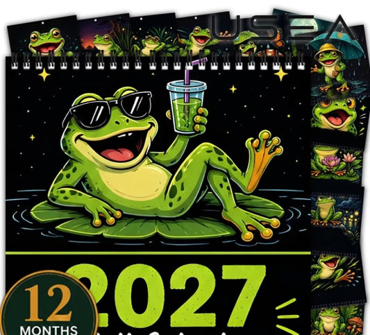 2027 frog  calendar