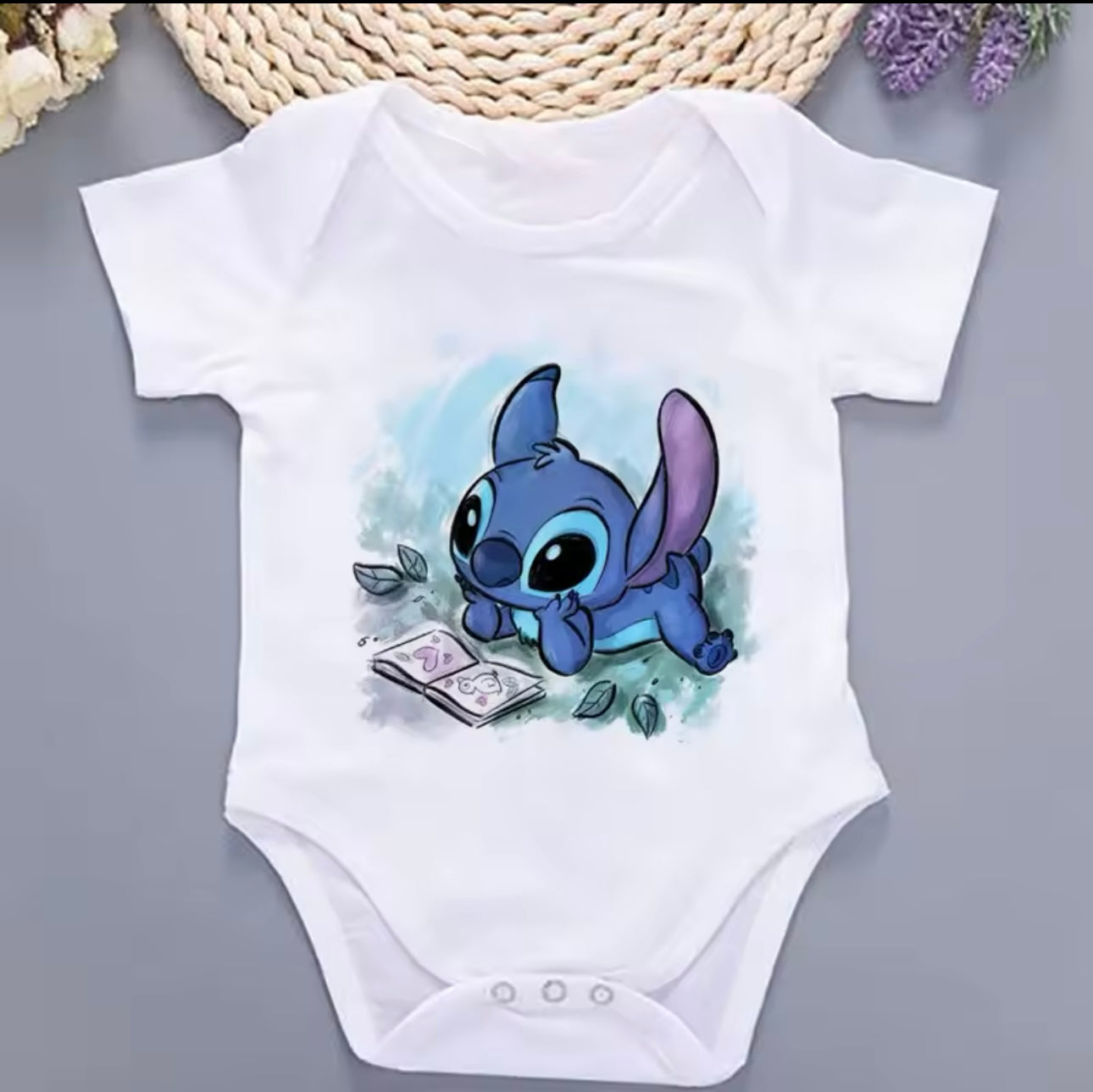 Stitch baby vest