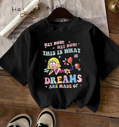 Hey! Now Dreams Are Made Of" Print Women's T-Shirt