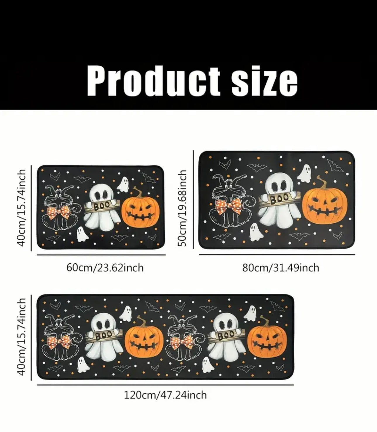 Halloween door mat