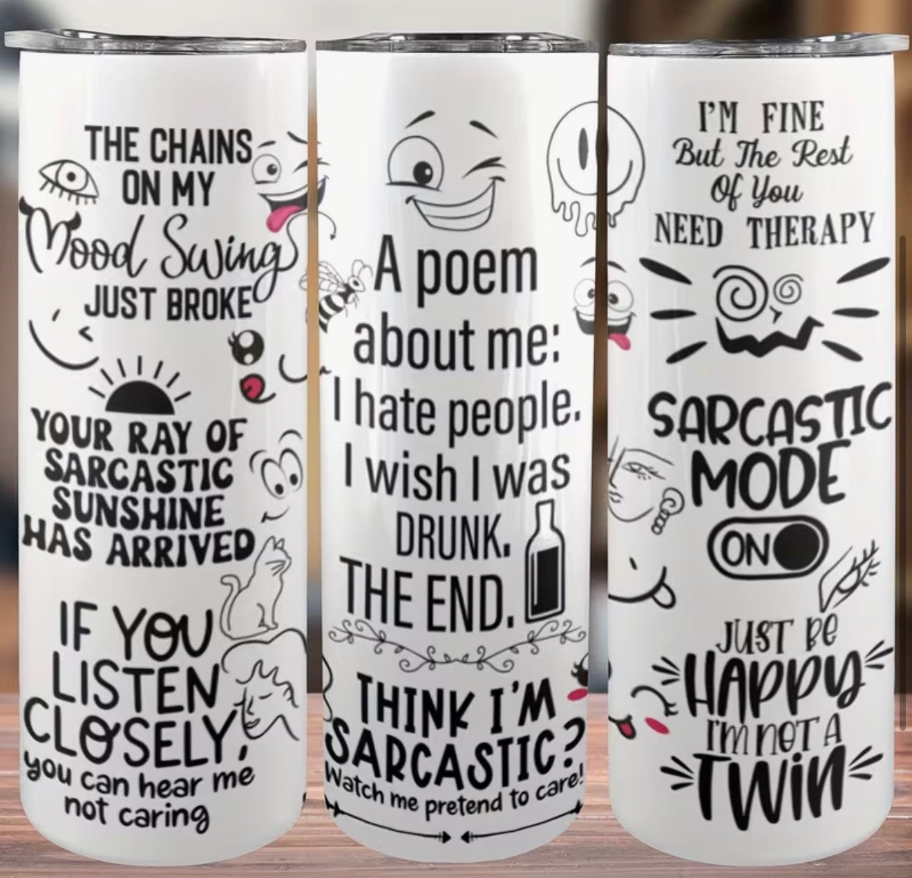 20oz Sarcastic Tumbler