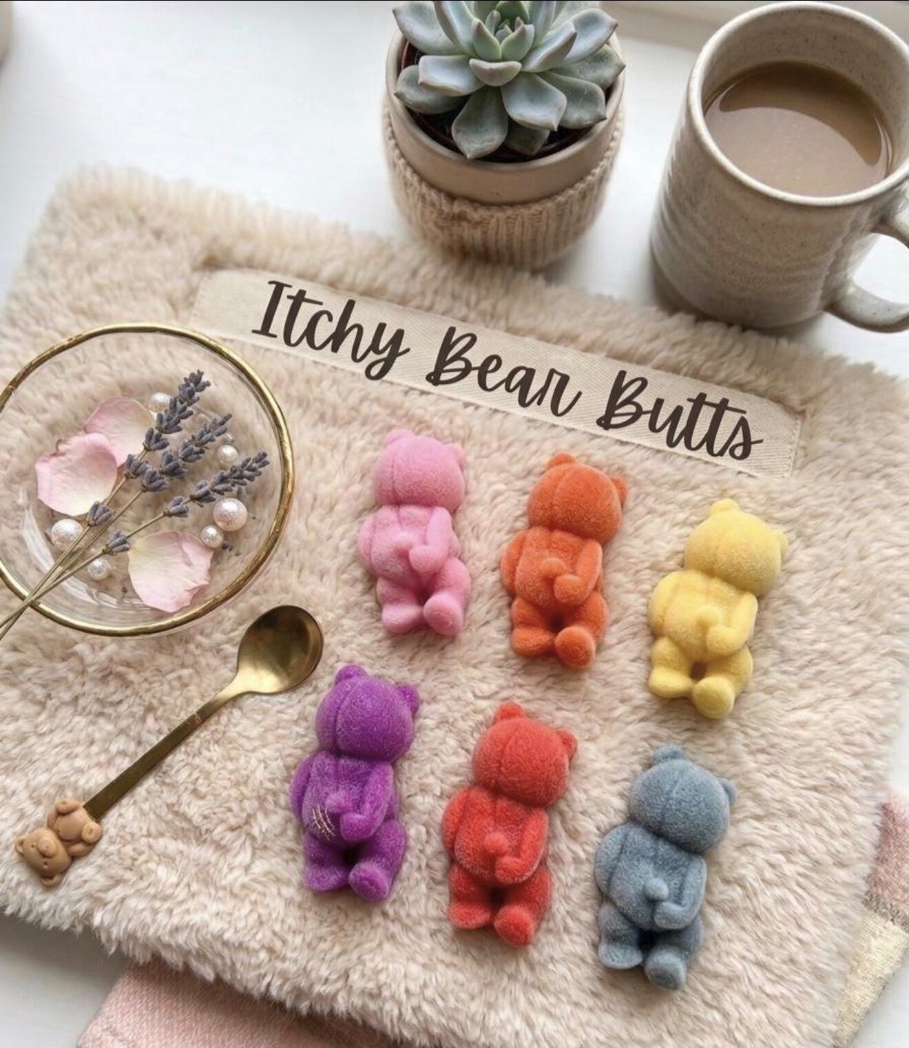Pack of 3 Itchy Bear Butts funny Wax Melts