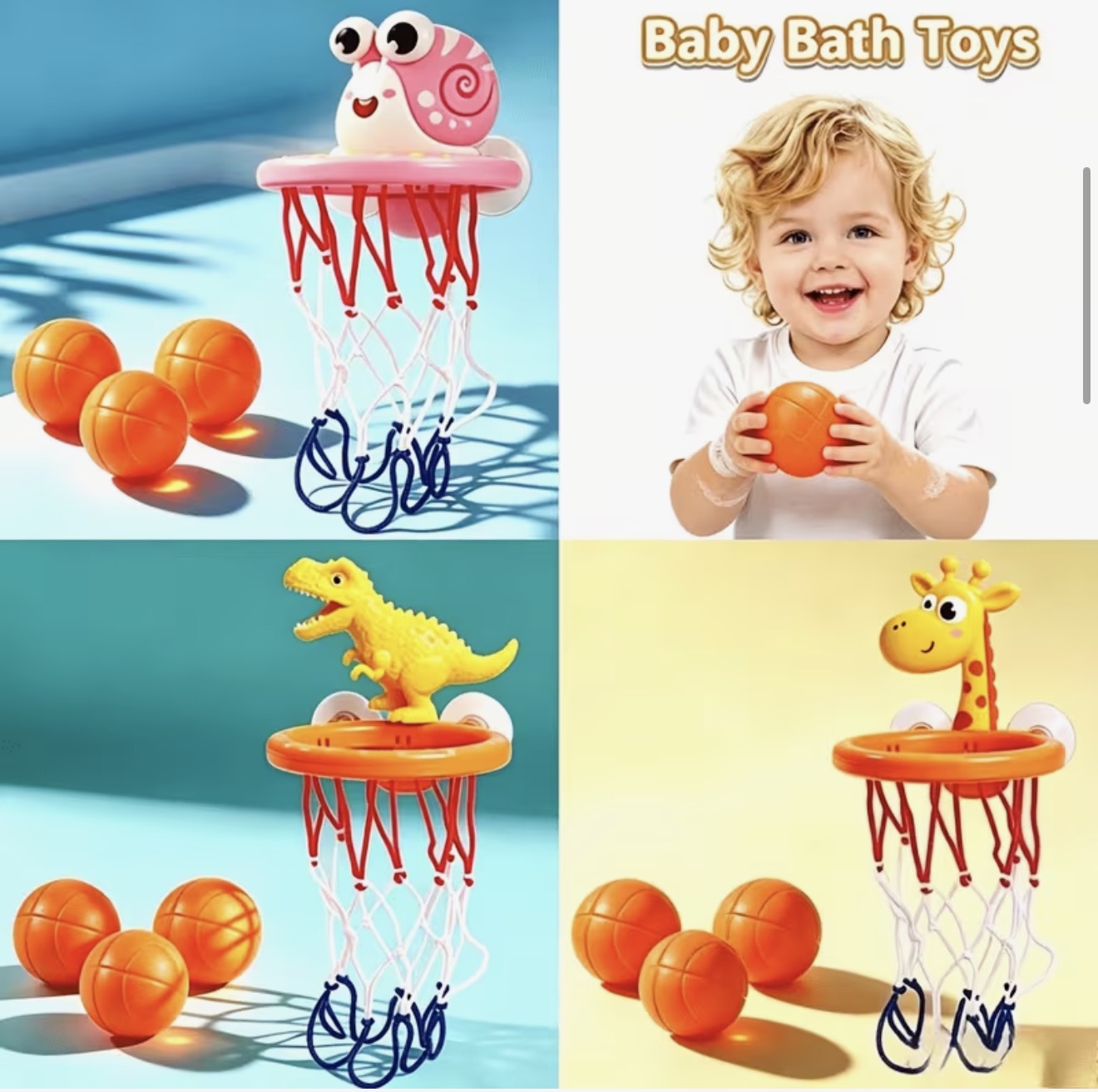 Interactive Shooting bath Toy