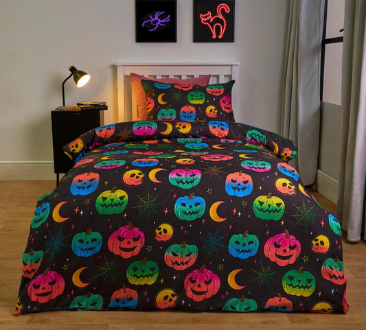 Halloween Duvet Set - Black