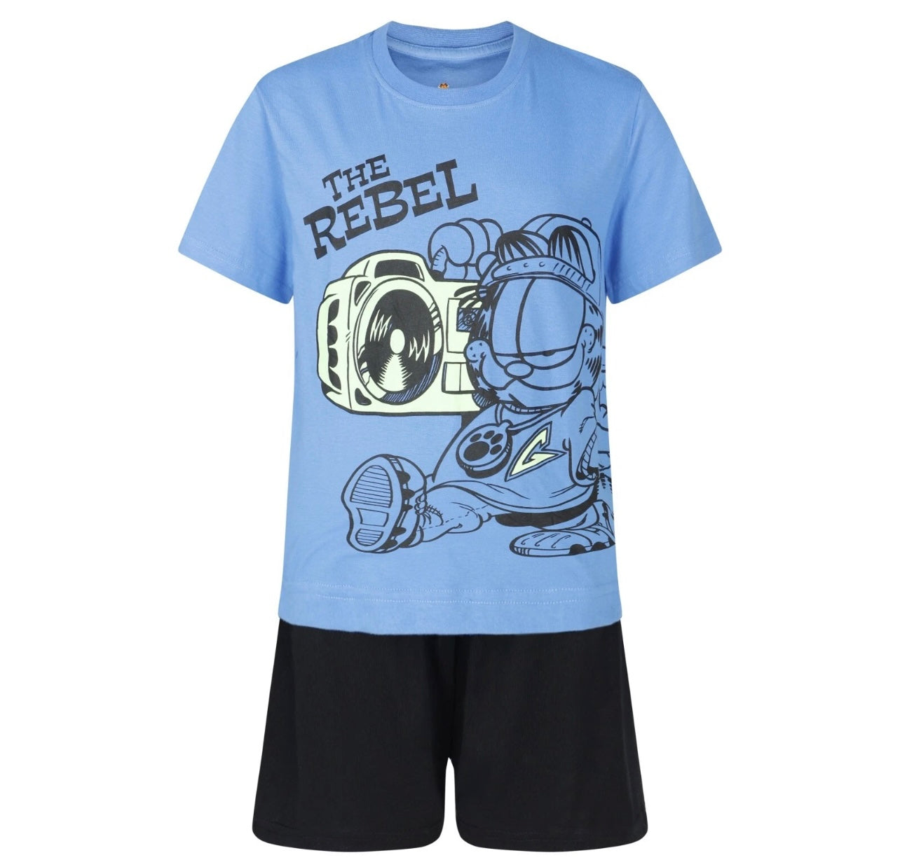 Boys Garfield The Rebel Short Pyjamas Set