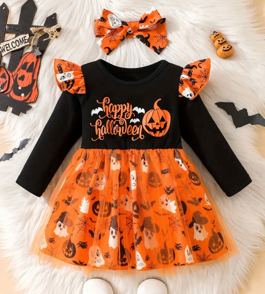 Baby Girl'S Halloween Party Dress
