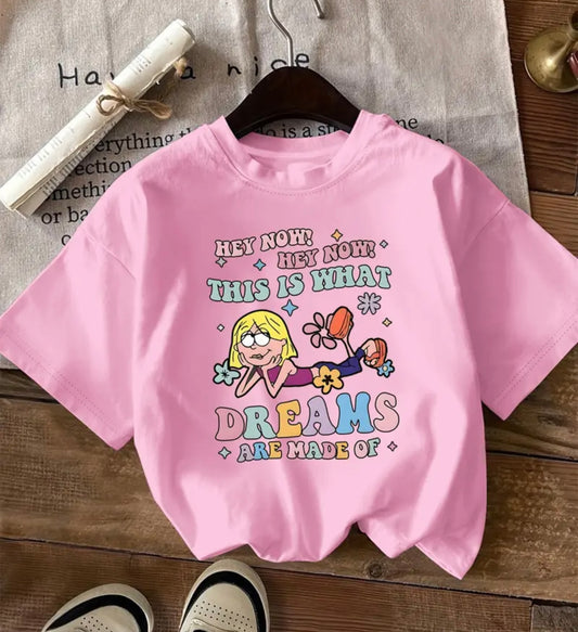 Hey! Now Dreams Are Made Of" Print Women's T-Shirt