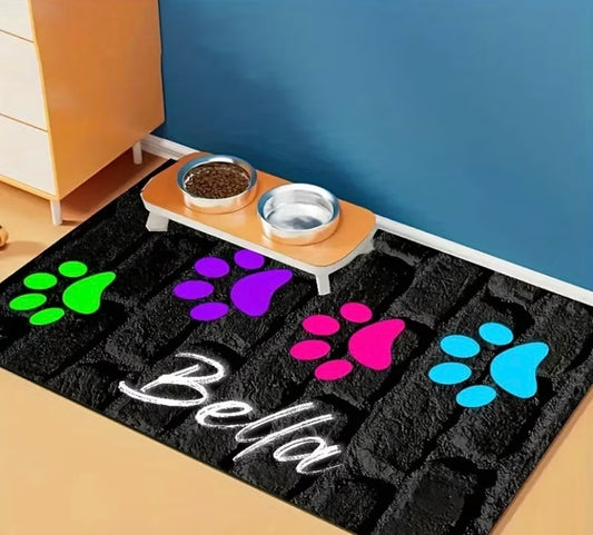 Personalised dog mat
