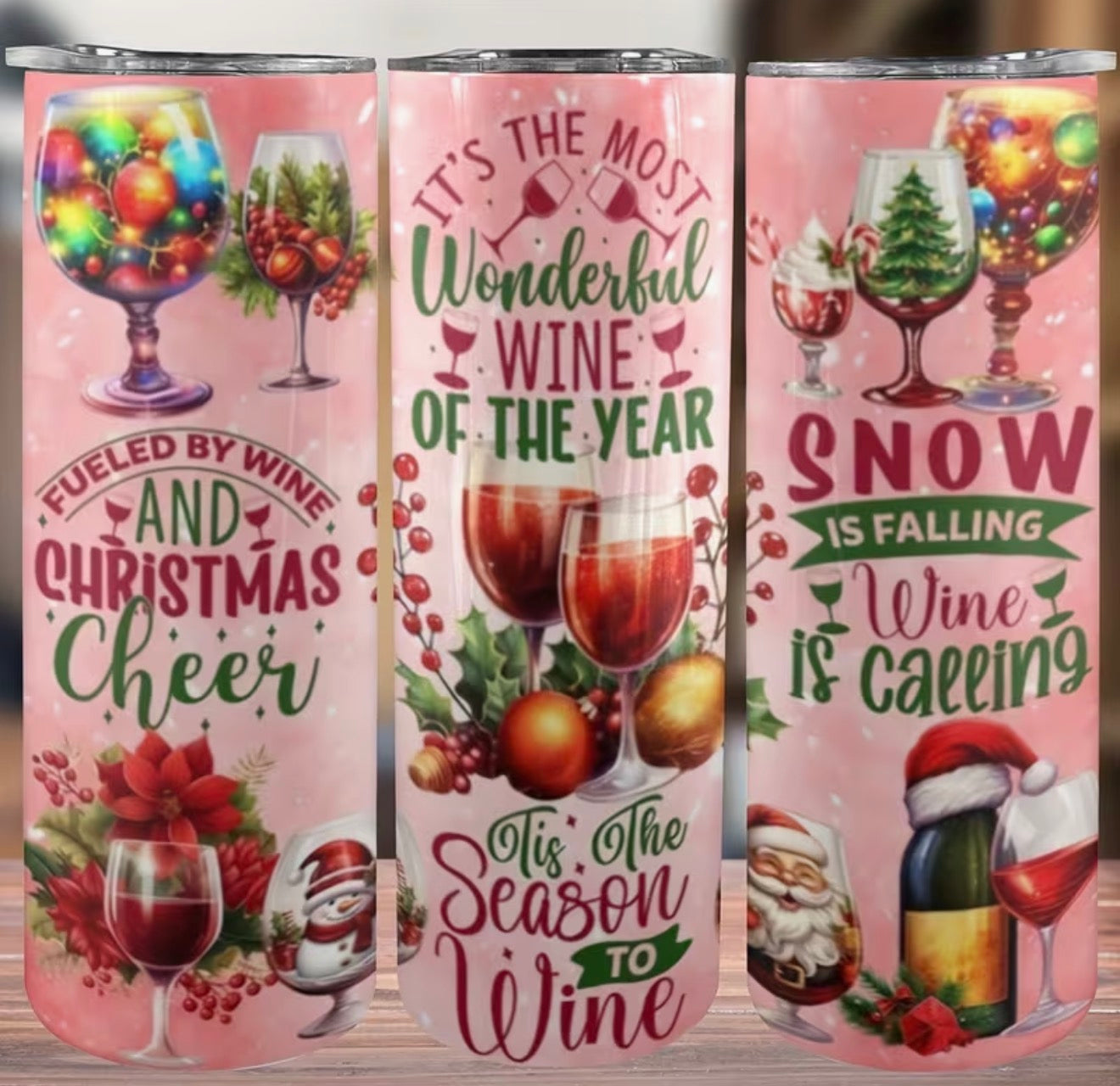 20oz It’s The Most Wonderful Wine Tumbler