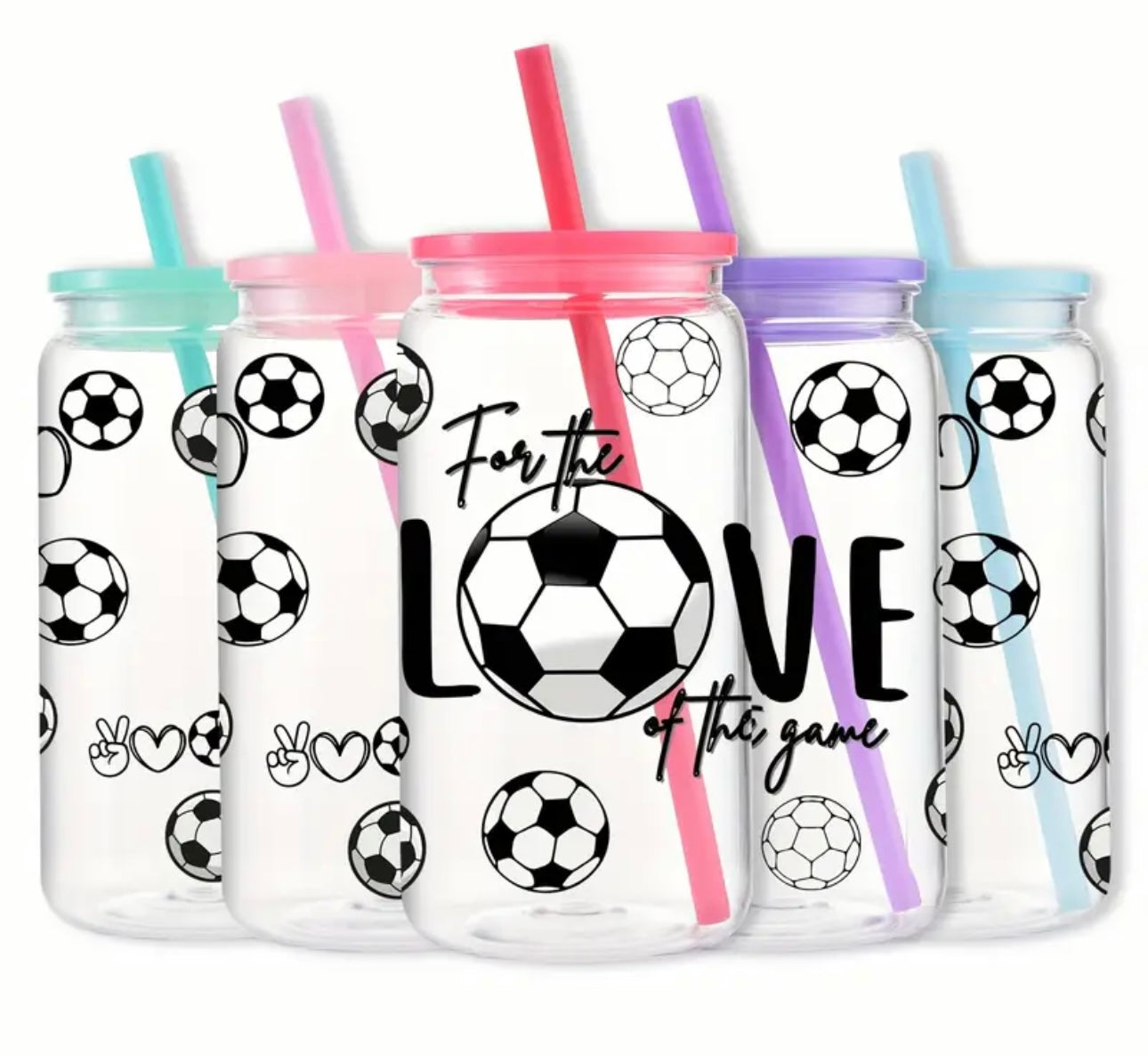 Football Plastic Cup "for the Love of the Game"