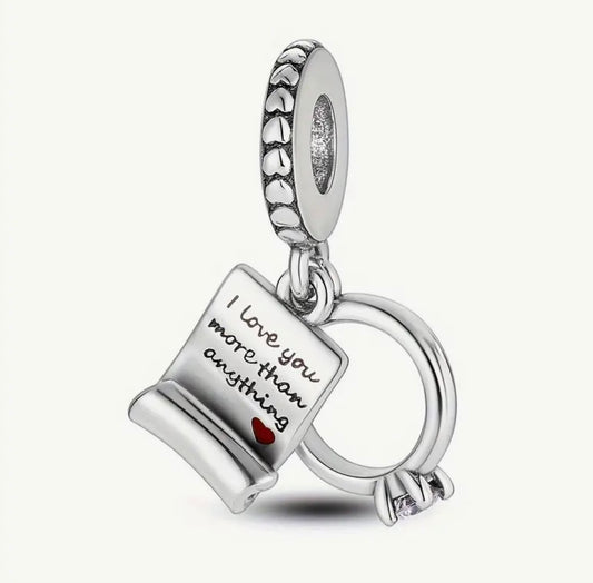 Wedding Ring and Vow charm