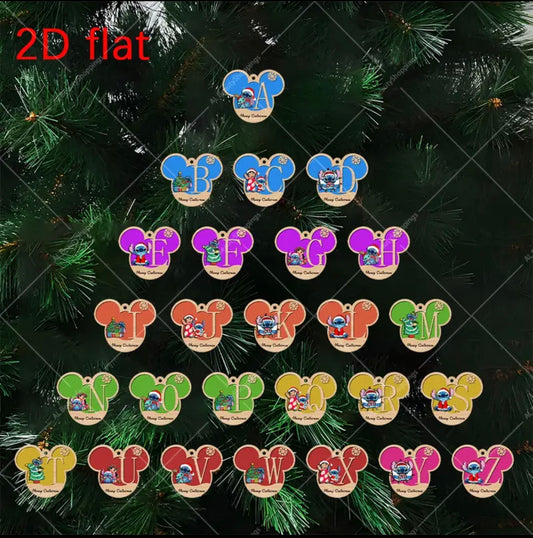 Christmas tree decoration stitch theme