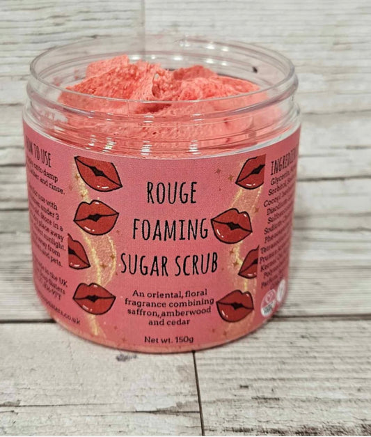Rouge Foaming Body Sugar Scrub-150g