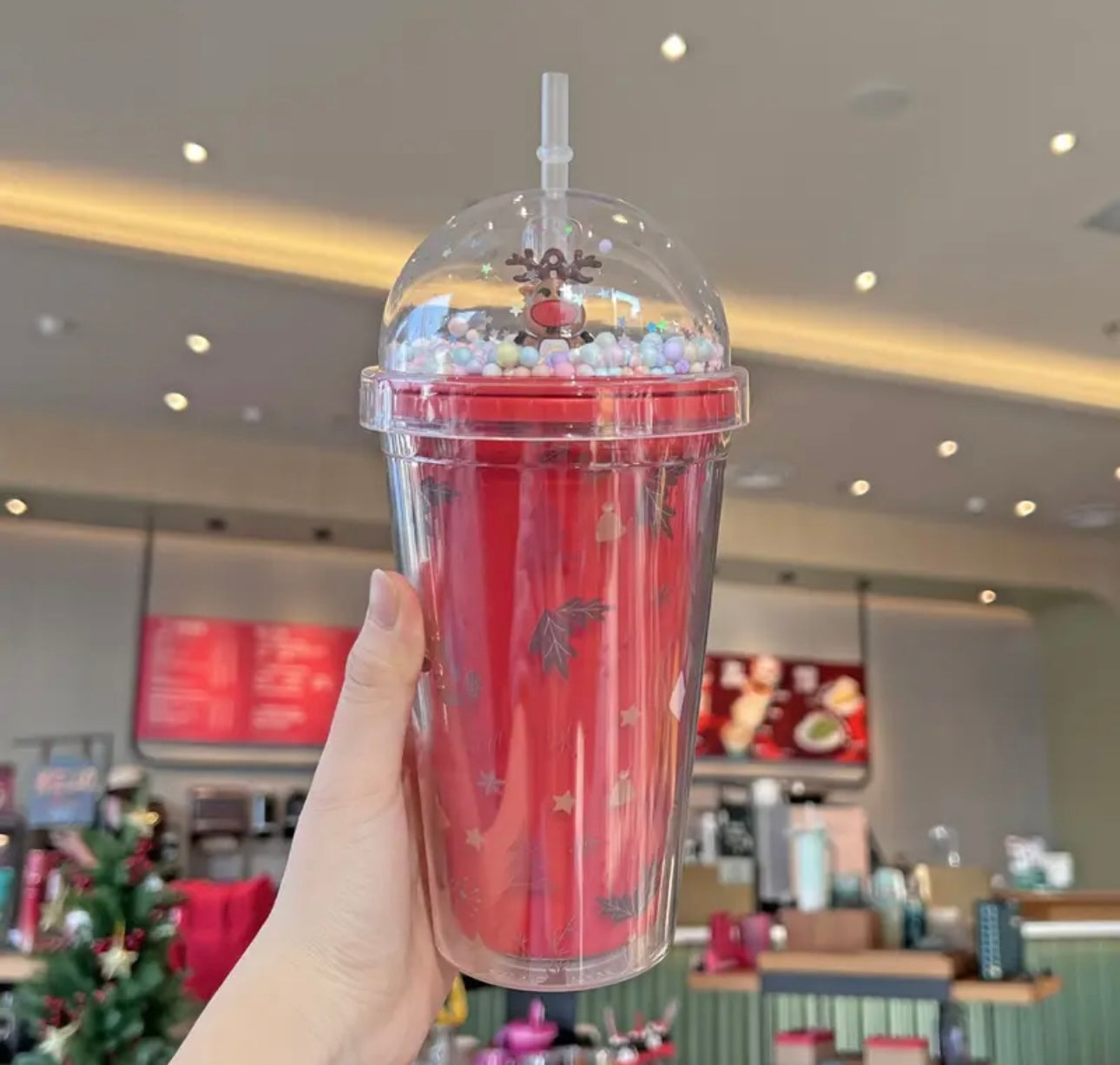 Christmas Themed Double Wall Tumbler