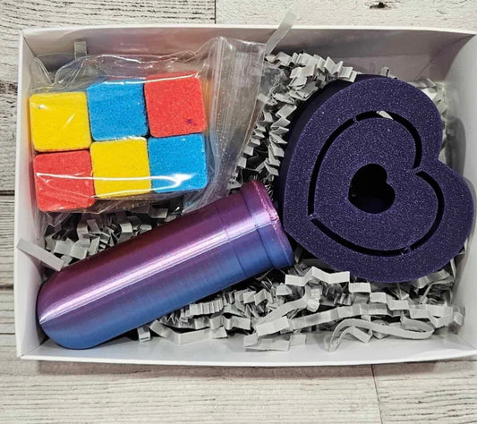 Heat Changing Heart Bath Bomb Wand Set
