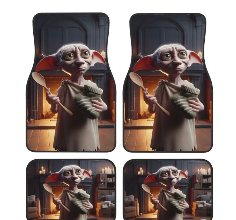 4-Pack Warner Bros. Harry Potter: Dobby  Car Floor mats