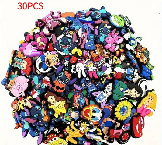 Disney 30Pc Shoe Charms