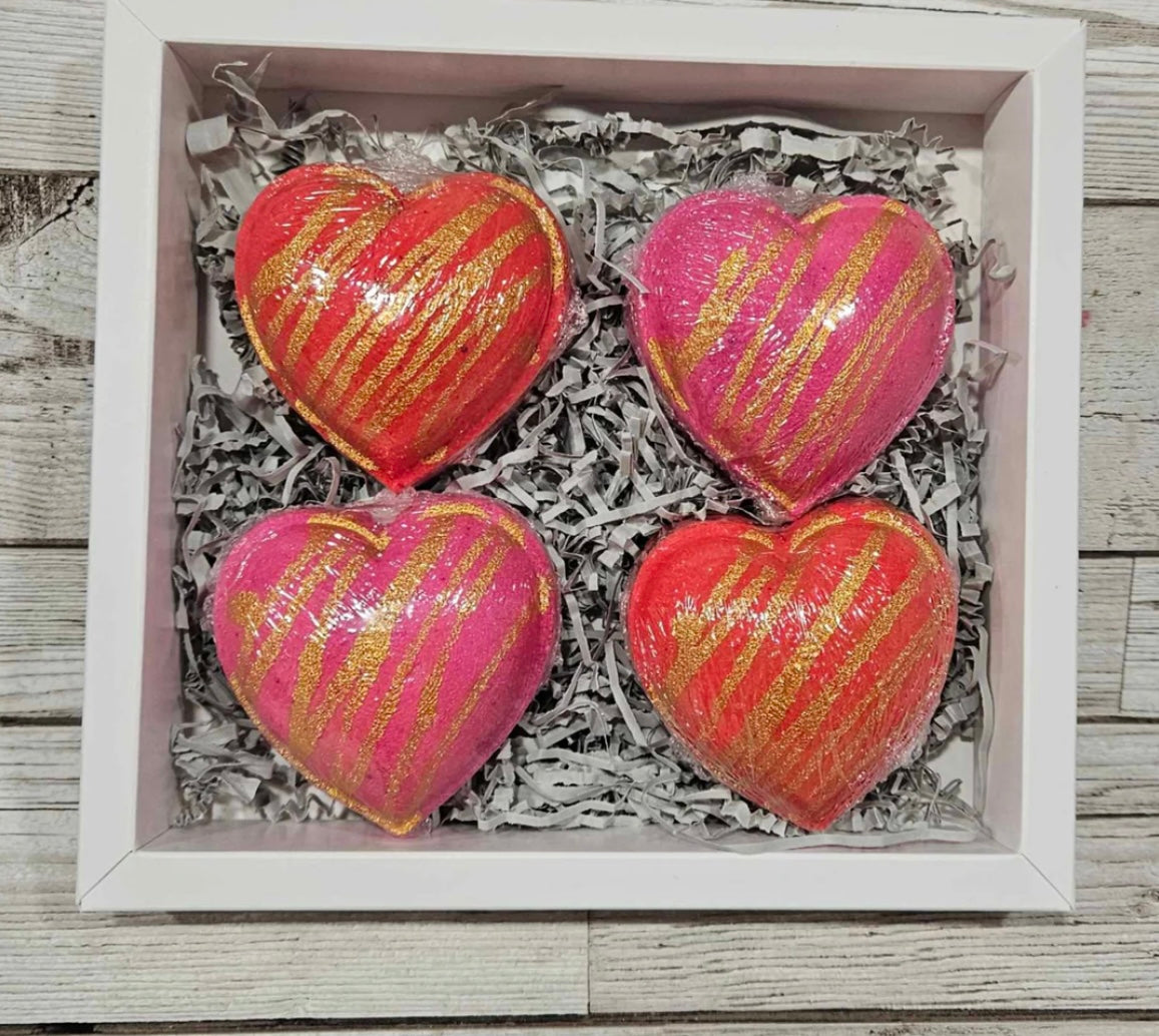 With Love Set of 4 Bath Bombs