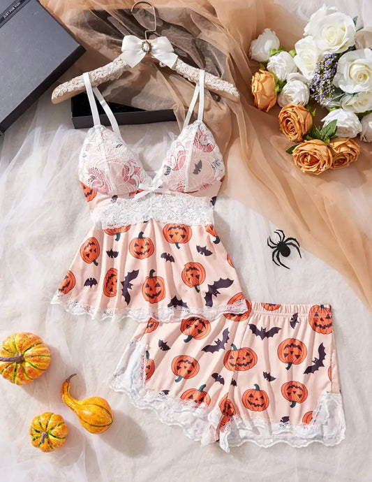 Halloween Women pj  Set 2pcs