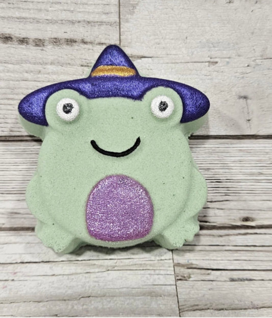 Witchy Halloween Frog Bath Bomb