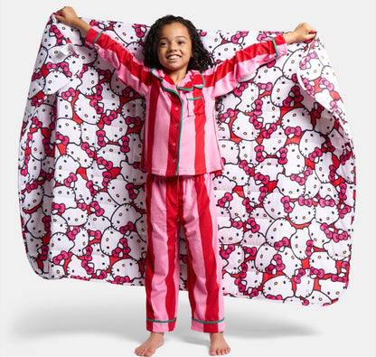Kids Hello Kitty Weighted Blanket, Red - 3kg