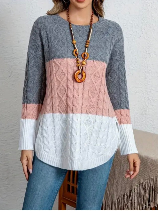 Plus Size stripped jumper
