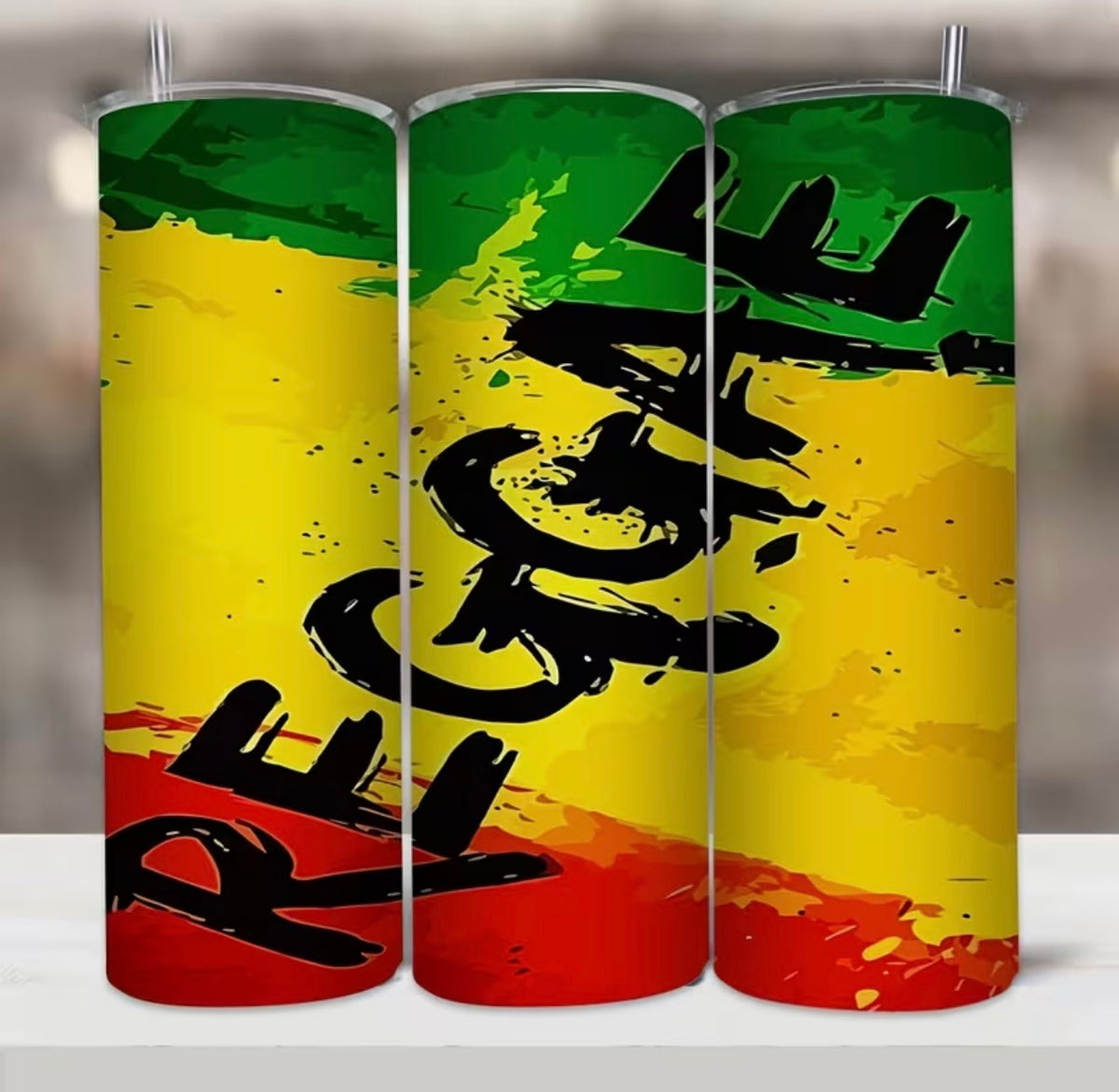 20oz Reggae  tumbler