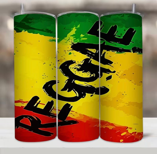 20oz Reggae  tumbler
