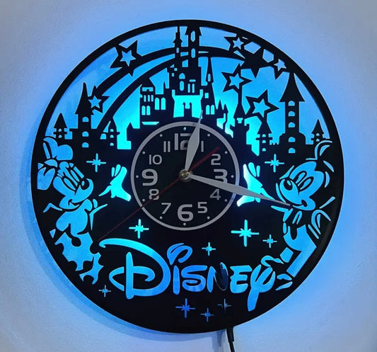 Disney Mickey & Minnie Mouse LED Wall Clock