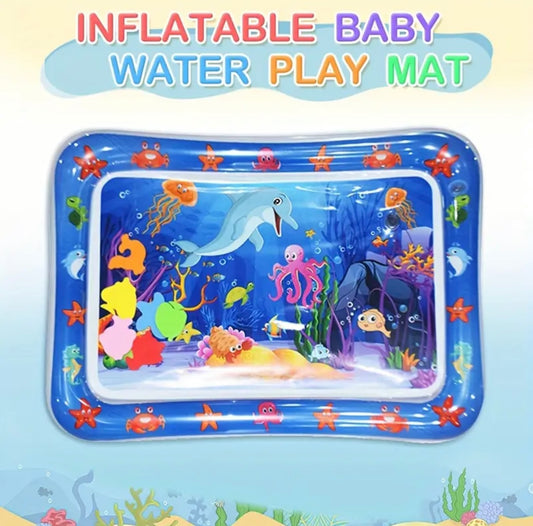 Inflatable baby water Mat