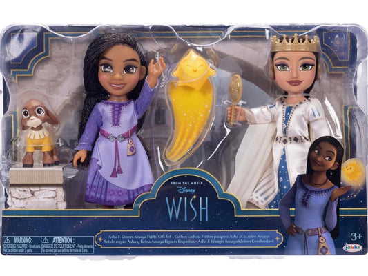 Disney Wish Asha & Queen Amaya 6 Inch Petite Doll Gift Set