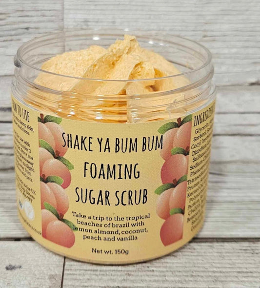 Shake Ya Bum Bum Foaming Body Sugar Scrub-150g