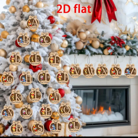 Christmas tree Winnie the Pooh themed
